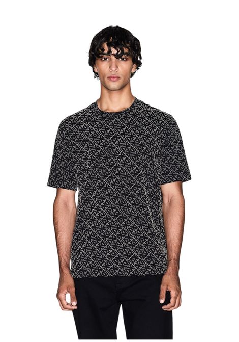 T-shirt regular fit logo allover ARMANI EXCHANGE | T-shirt | XM001897 AF10356FC196